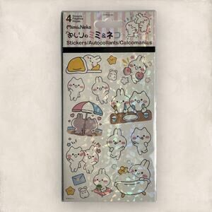 Mimi & Neko Sticker Sheet Set Journaling Stickers Crafting Scrapbooking